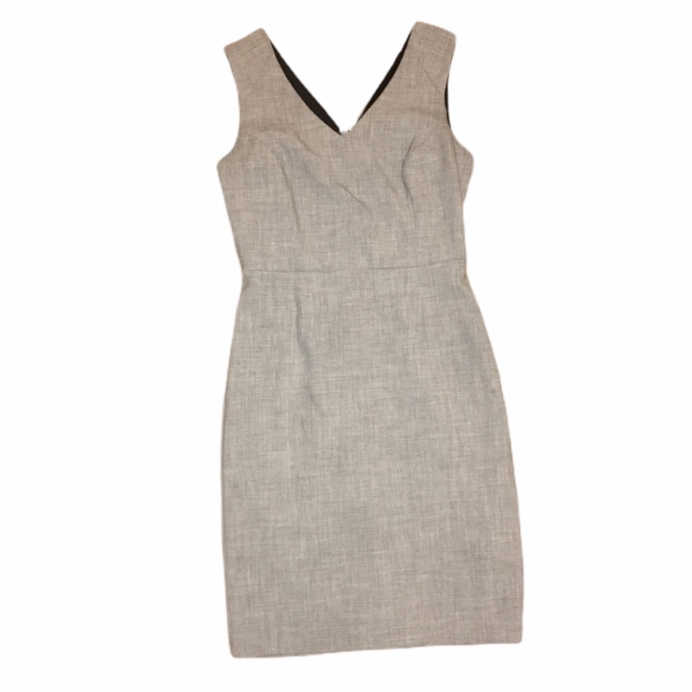 Banana Republic Heathered Grey Sheath Dress